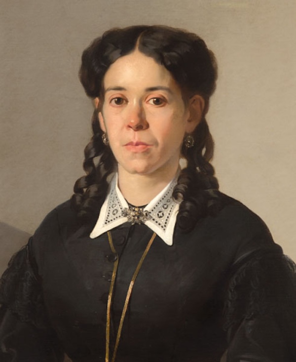 Marianna Clava Debenedetti (1832-1904) by Michelangelo Pittatore (1825-1903)