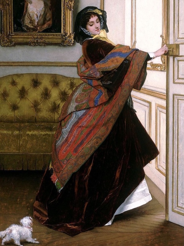 Will You Go Out with Me, Fido? by Alfred Émile Léopold Stevens