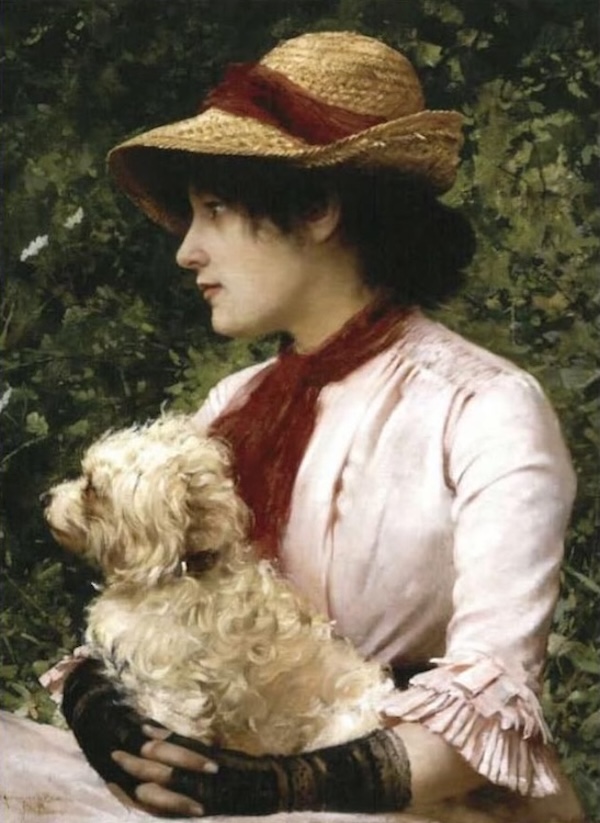 In the Garden by Charles Sprague Pearce